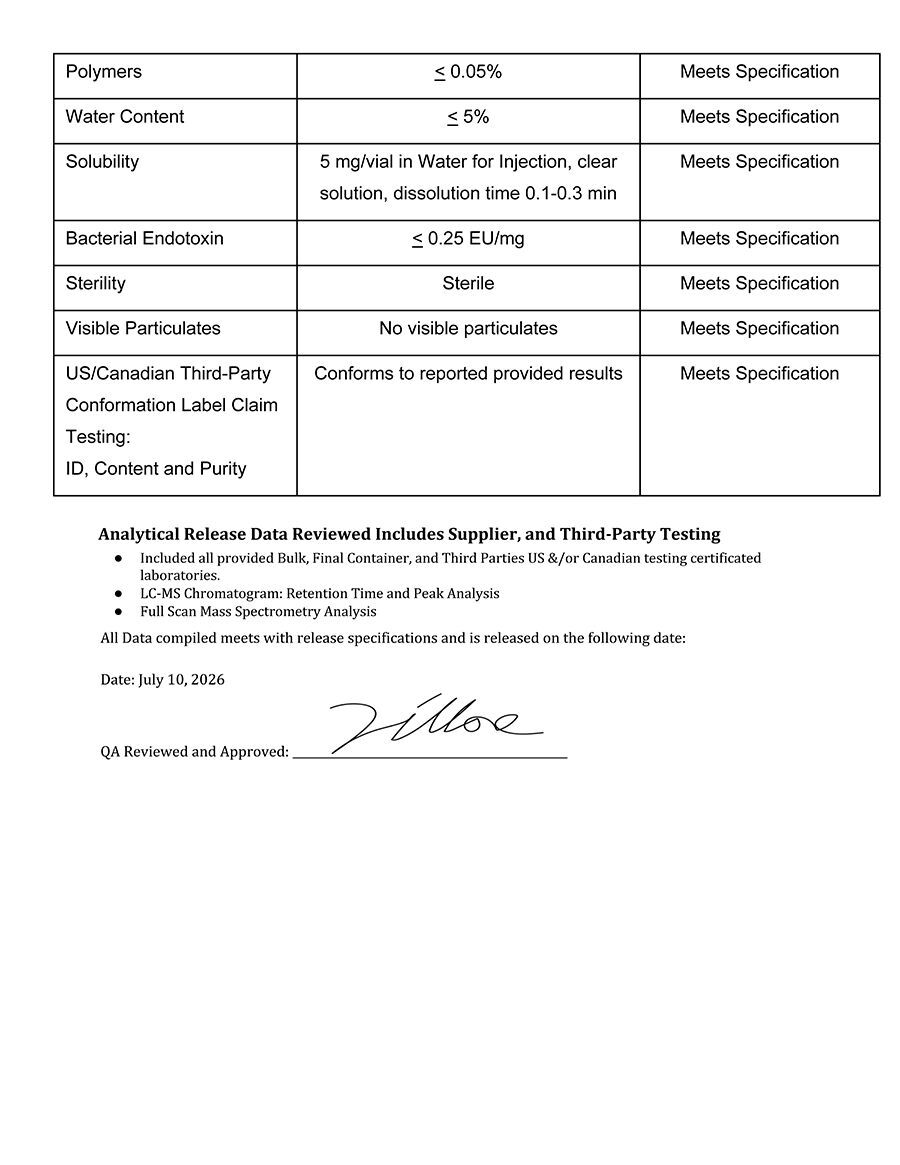 GHK-cu COA Page 2