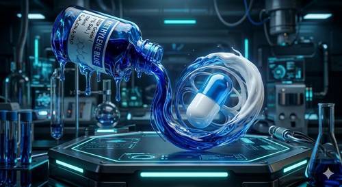 Methylene Blue liquid to pill transition